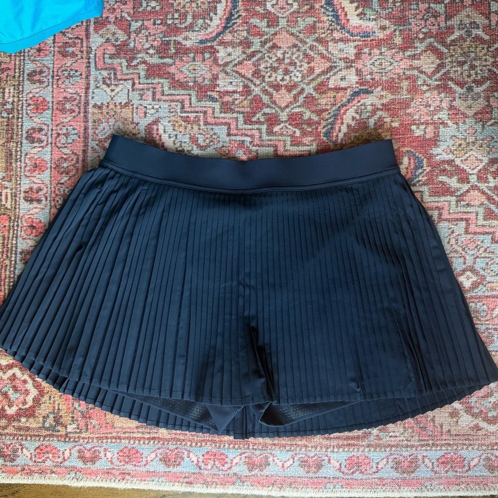 Lululemon Navy Pleated Tennis Skort